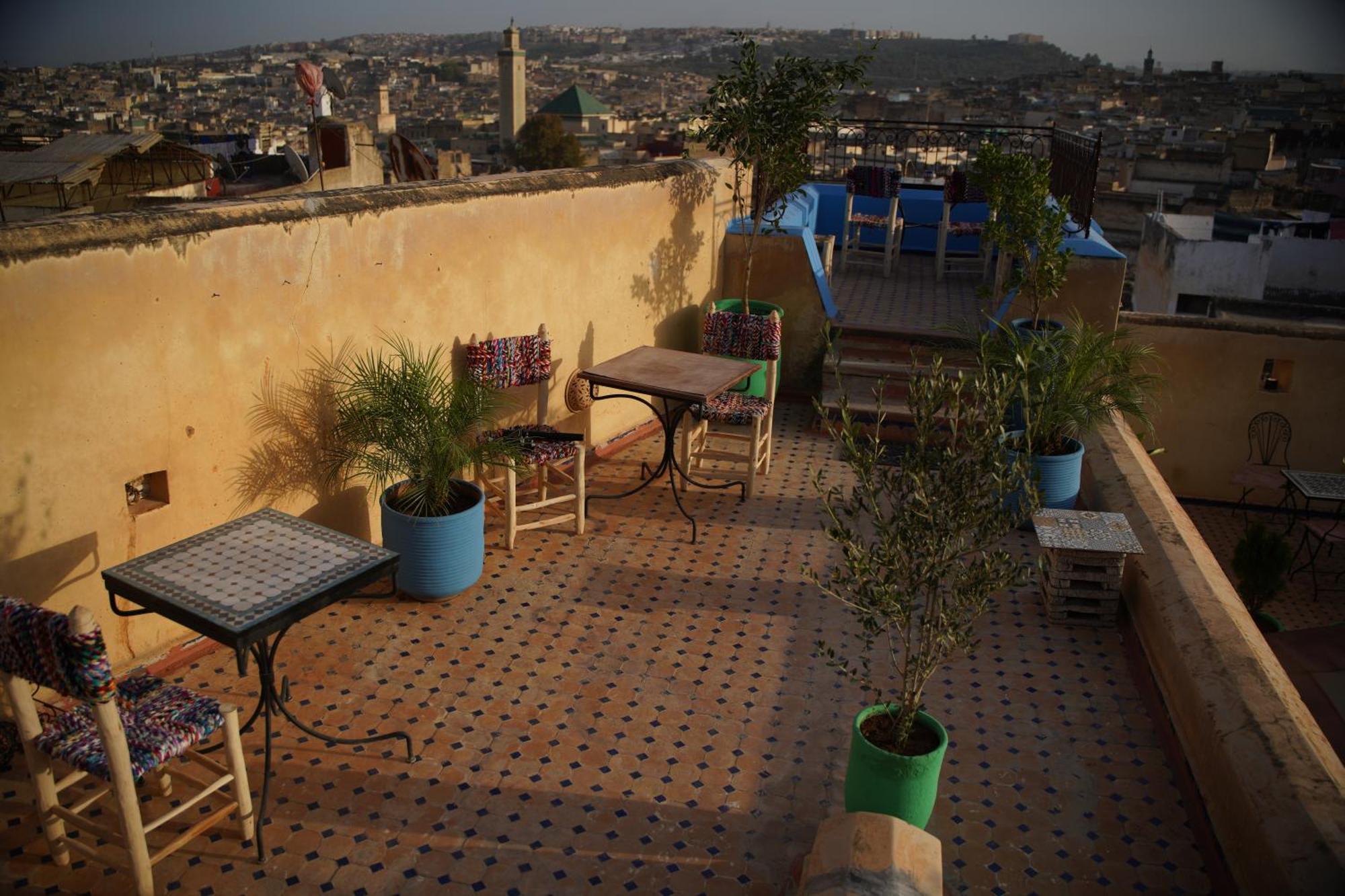 Hotel La Cheminée Bleue Fès Extérieur photo