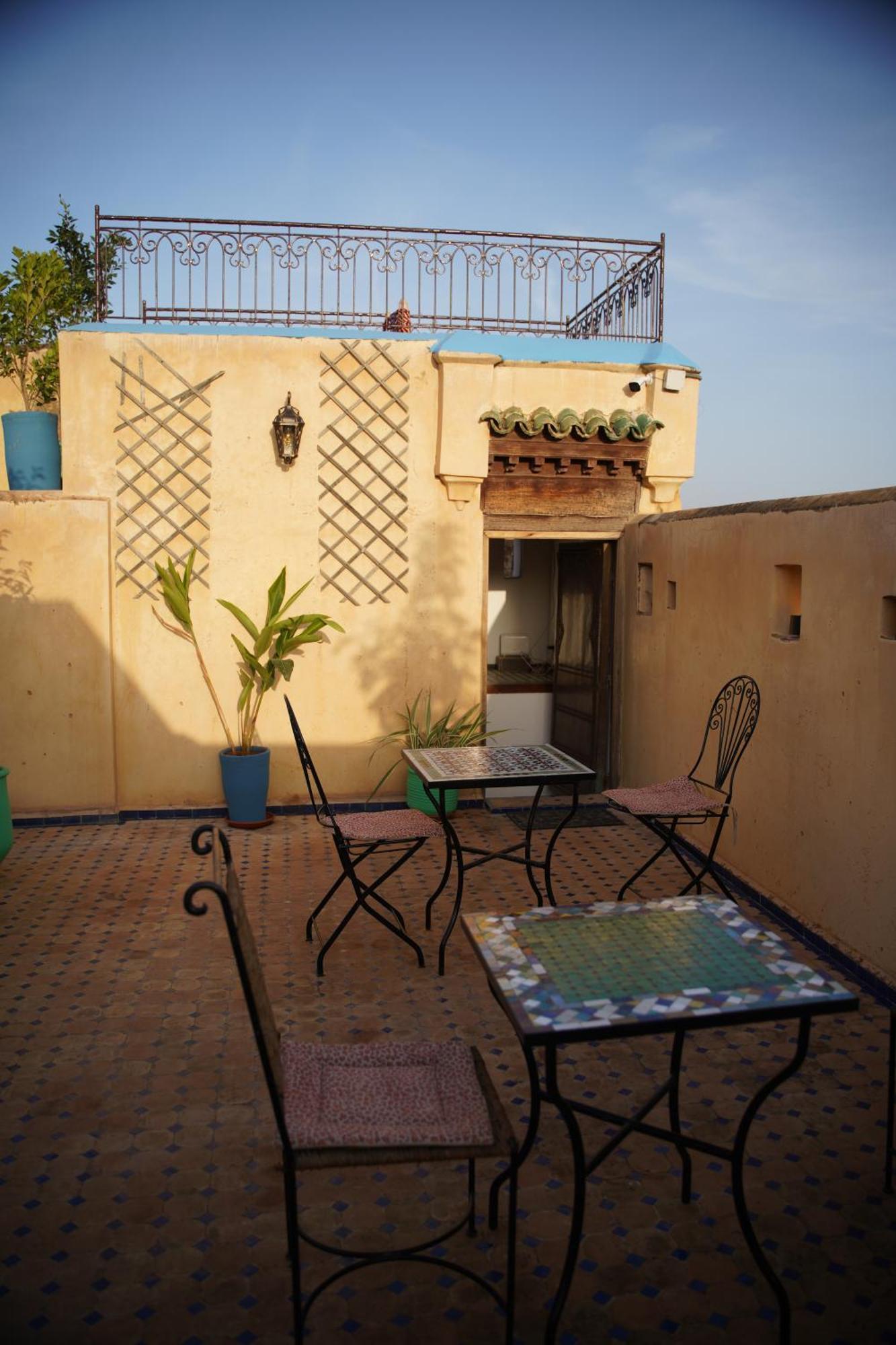 Hotel La Cheminée Bleue Fès Extérieur photo